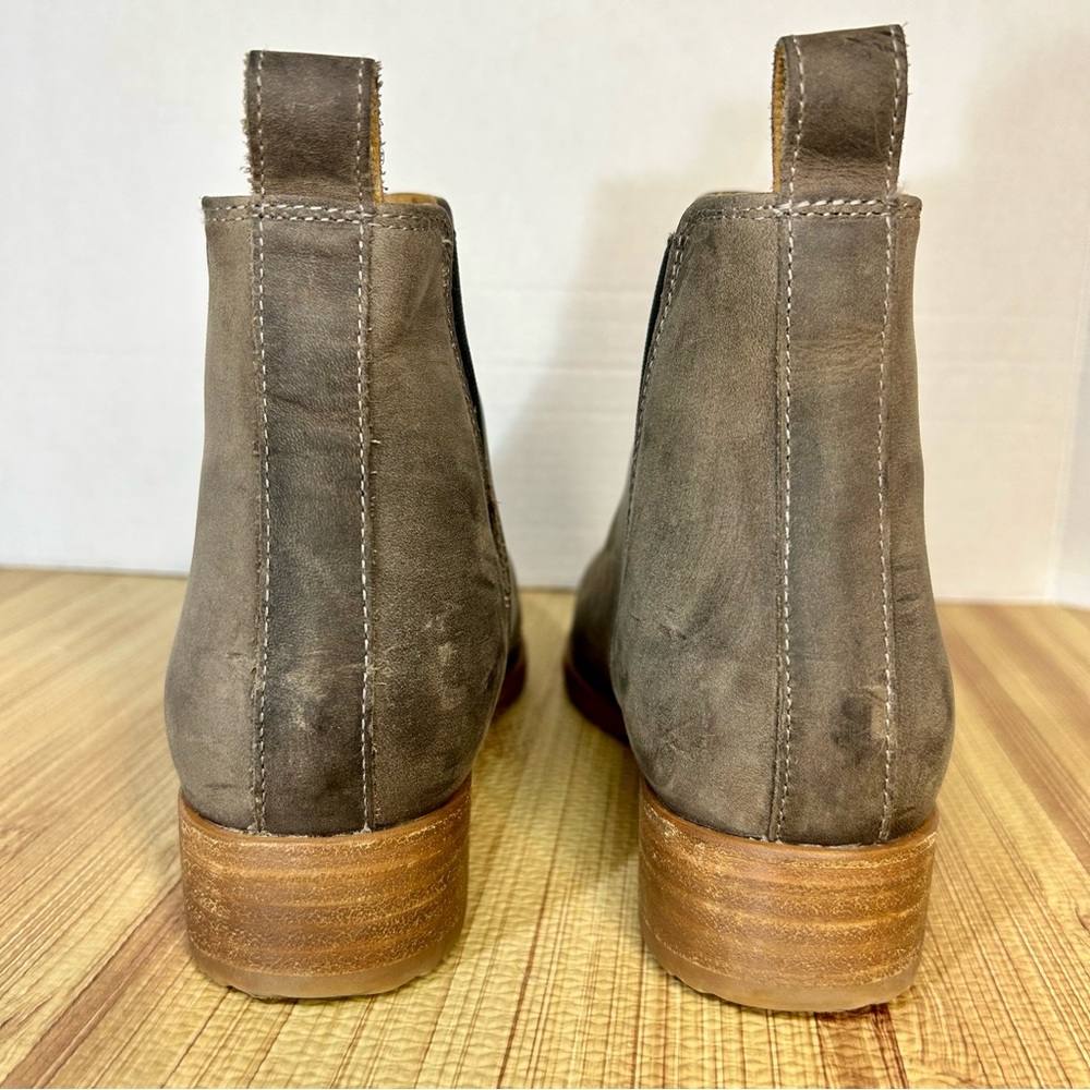 Nisolo Eva Everyday Chelsea Boot Grey Suede Leather Comfort Women’s Size 7.5 NEW - Picture 6 of 13